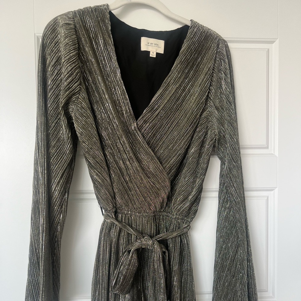 Sequence metallic romper